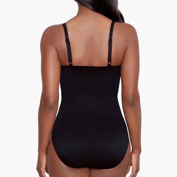 NWOT Miraclesuit Women's Iridium Mystique Underwire One-Piece Swimsuit - Picture 4 of 12